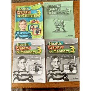 Abeka Health Safety & Manners 3 4th Edition Textbook Answer Key Quiz/Test